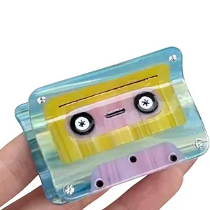 Retro Cassette Tape Hair Claw Clip – Rewind Your Style