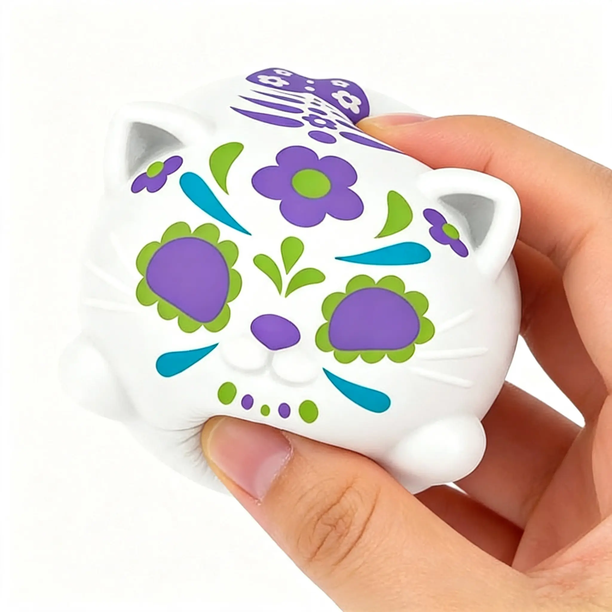 Cartoon Animal Pig Squishy Fidget Toy, Lovely Soft Squeeze Pig Doll, Cute Animal Stress Relief Squeeze Model for Halloween Decor & Party Gifts