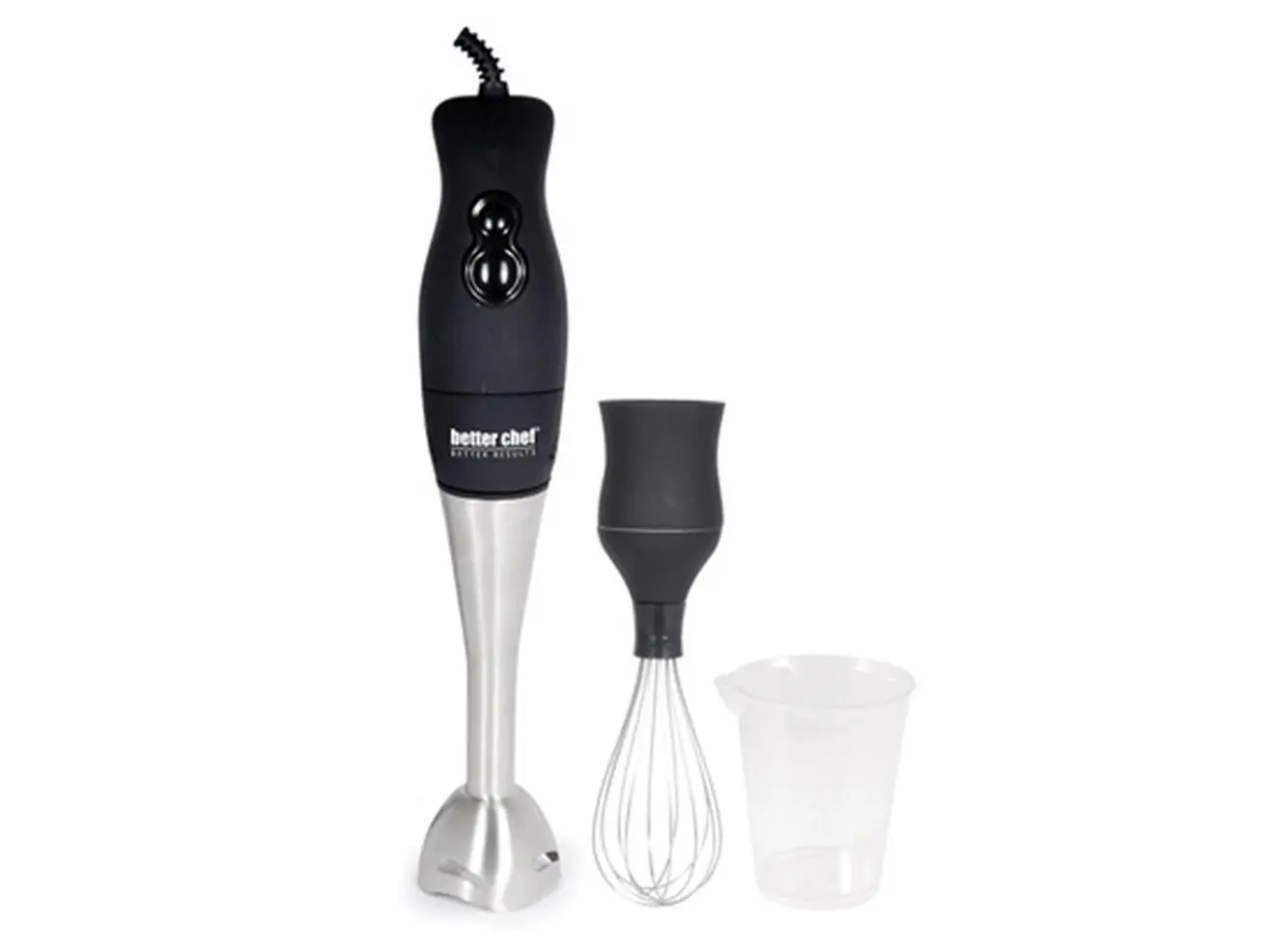 IM-806B- Better Chef Black Hand Held Immersion Blender and Mixer