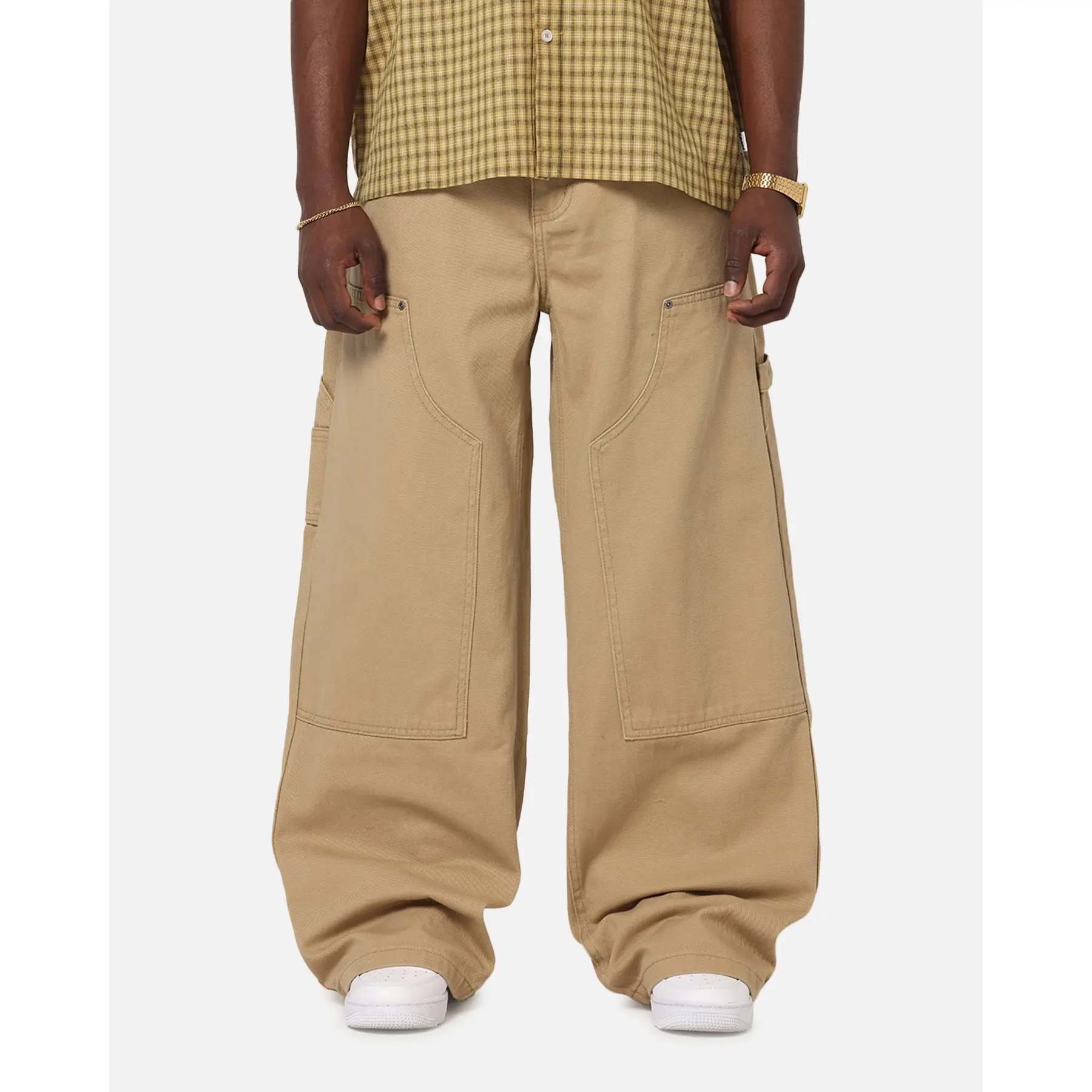 Carre Baggy Work Jeans Stone