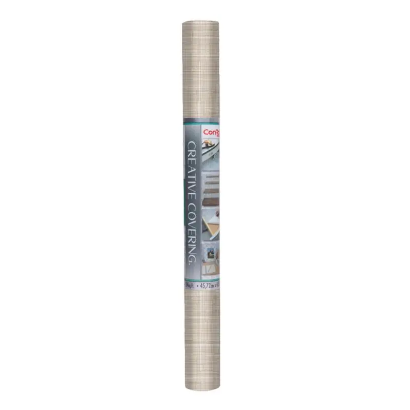 212 MAIN Durable Vinyl Furniture Cover - Self-Adhesive 16 ft x 18 in Single Roll Shelf & Drawer Liner, Taupe Home Care Supplies for Living Room Interior, Creative Covering
