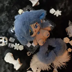 Stuffed 10cm Game Genshin Impact Kaeya Plush Dress Up Doll Keychain for Fans Collection or Kids Adults Birthday Gift