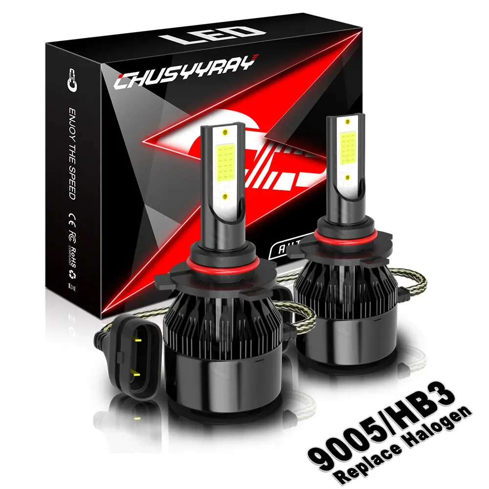 For Hyundai Sonata 2015 2016 2017 2018 2019 Cars Accessories 6000K LED Headlight High / Low Beam Bulbs 9005/HB3 Vehicle Led