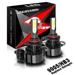 For Hyundai Sonata 2015 2016 2017 2018 2019 Cars Accessories 6000K LED Headlight High / Low Beam Bulbs 9005/HB3