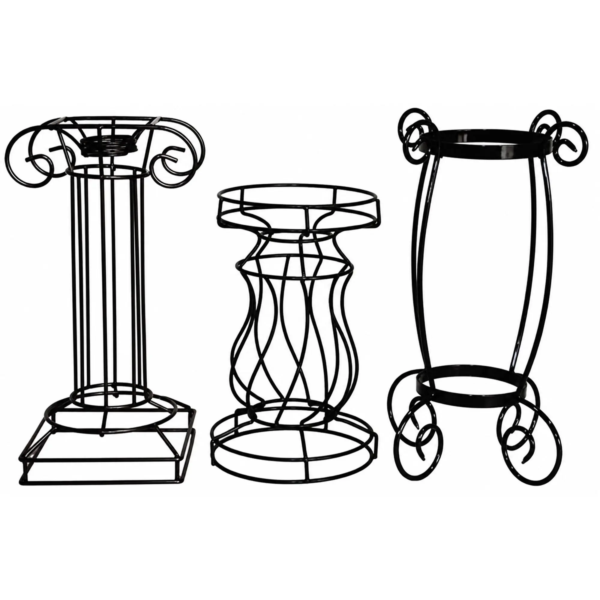 Very Cool Stuff Tall Metal Gazing Globe Stand, Black, 14in (Assorted - 1 Style Selected by Shipper)