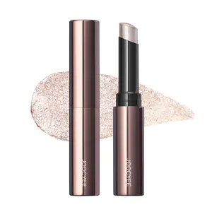 JOOCYEE Jelly Highlighter Stick, Long-lasting, Waterproof, High Gloss, Sparking, Face & Body, Glitter, Shimmer, Dewy Gloss, Sparkle Mood, Makeup, Multi Shades, Easy To Use, Party, Costume Balls, Rush Ready, Refresh Look, Summerwins