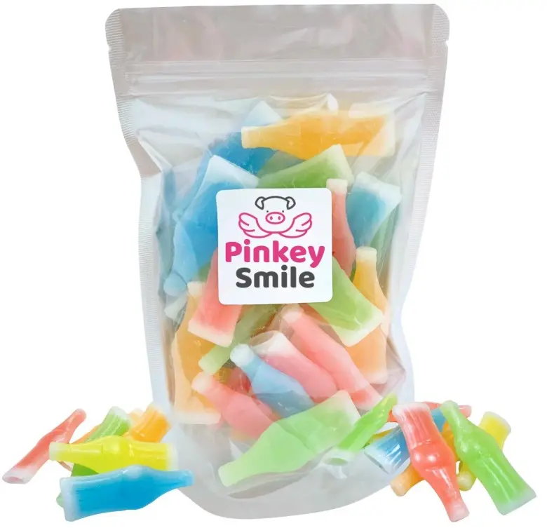 Wax Bottle Candy Drink - Retro Nostalgic Novelty Treats Classic Variety Flavors (1/2 LB)