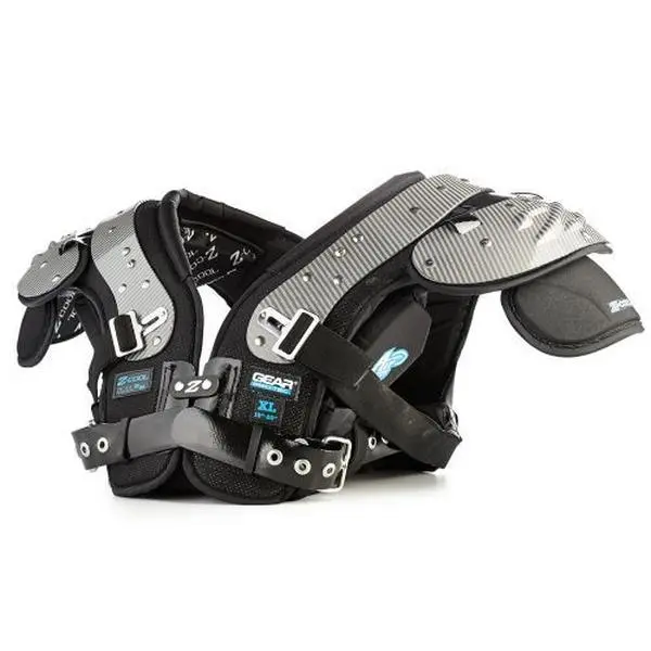 Z-Cool Foam Cushioned Shoulder Pads - 3XL Size, ZC55 OL & DL Model, Deep Open Neck Design, Antimicrobial for Adult Athletes, Arm & Shoulder Protection, Shoulders
