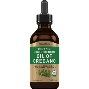 Oil of Oregano High Strength (Organic), 2 fl oz (59 mL) Dropper Bottle
