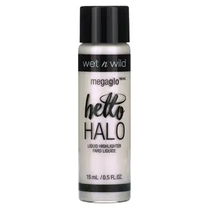 wet n wild MegaGlo, Hello Halo Liquid Highlighter, 303A Halographic, 0.5 fl oz (15 ml)