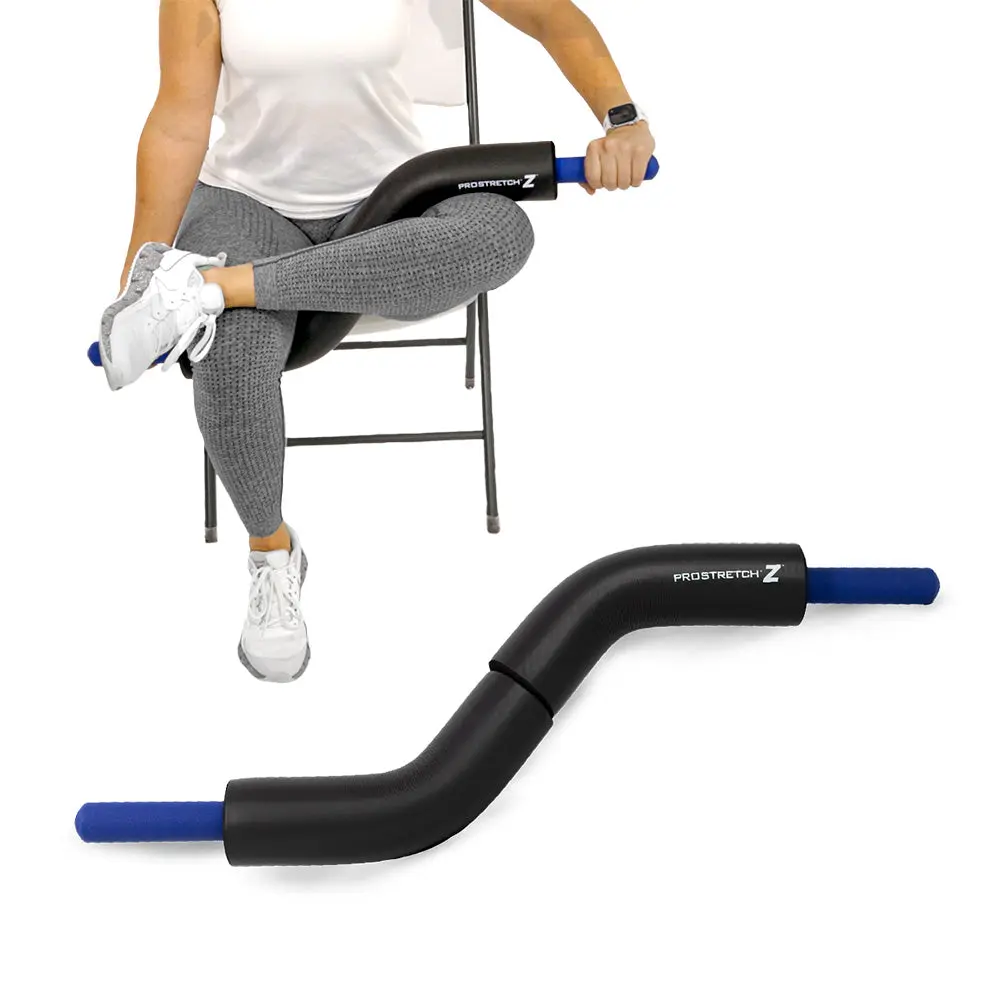 PROSTRETCH ProStretch Z - Stretching and Strengthening Tool for Back and Hips with Ergonomic Waved Shape & Comfortable Pads for Sciatica Relief and Hip Pain