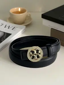 Women's Letter Buckle Belt, Fashionable Trendy Design, Perfect for Daily Wear, Ideal Gift Choice, Elegant Style for All Seasons