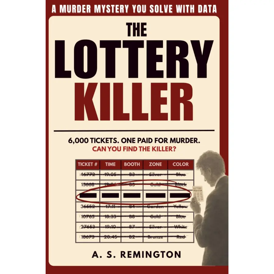 The Lottery Killer: An Immersive Murder Mystery Logic Puzzle | Eliminate 6,000 Tickets to Find the Killer