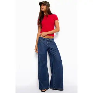 Raiyne Low Rise Wide Leg Jeans