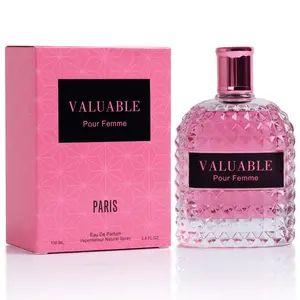 NOVOGLOW Valuable Pour Femme Eau de Parfum 3.4 oz 100ml Fruity Floral Scent with Jasmine Blackcurrant Vanilla Long-lasting Vegan EDP Perfume for All-Day Confidence