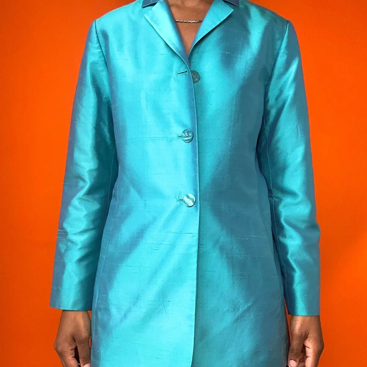 Dana Buchman Silk Blazer