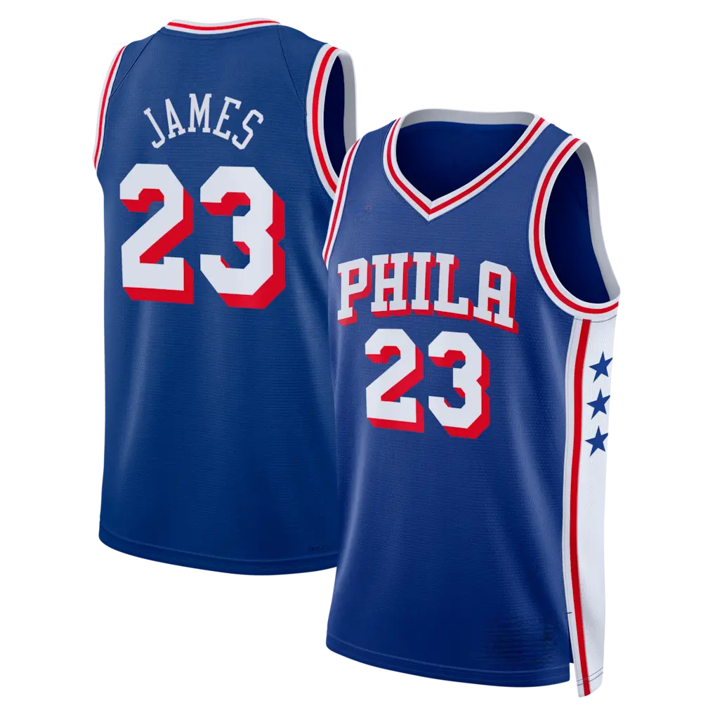 Unisex #23 Philadel 79ers Blue Basketball Jersey Breathable Mesh Sleeveless Athletic Tank Top