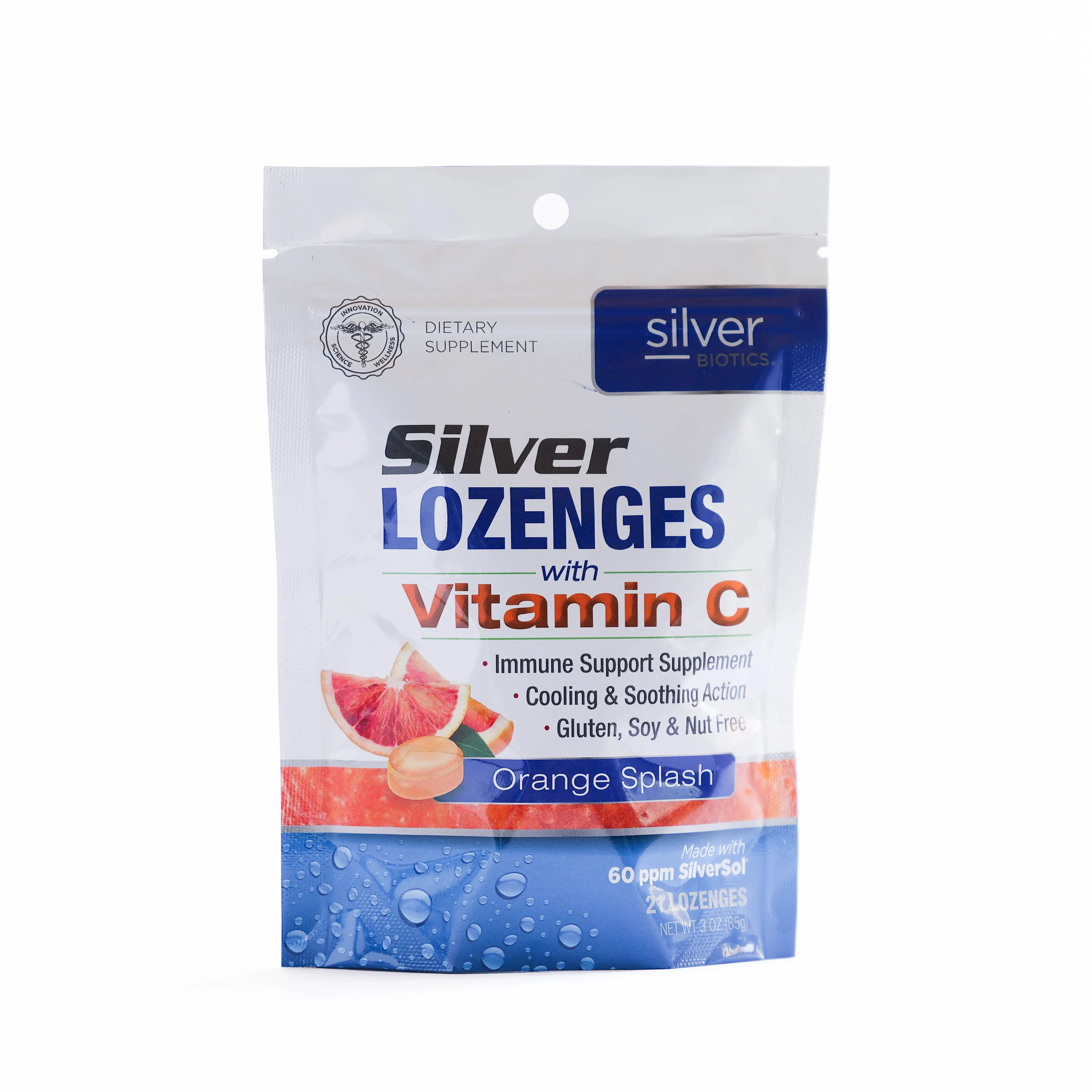 Silver Biotics Vitamin C Lozenges | Immune Support with Patented Nano-Silver Technology