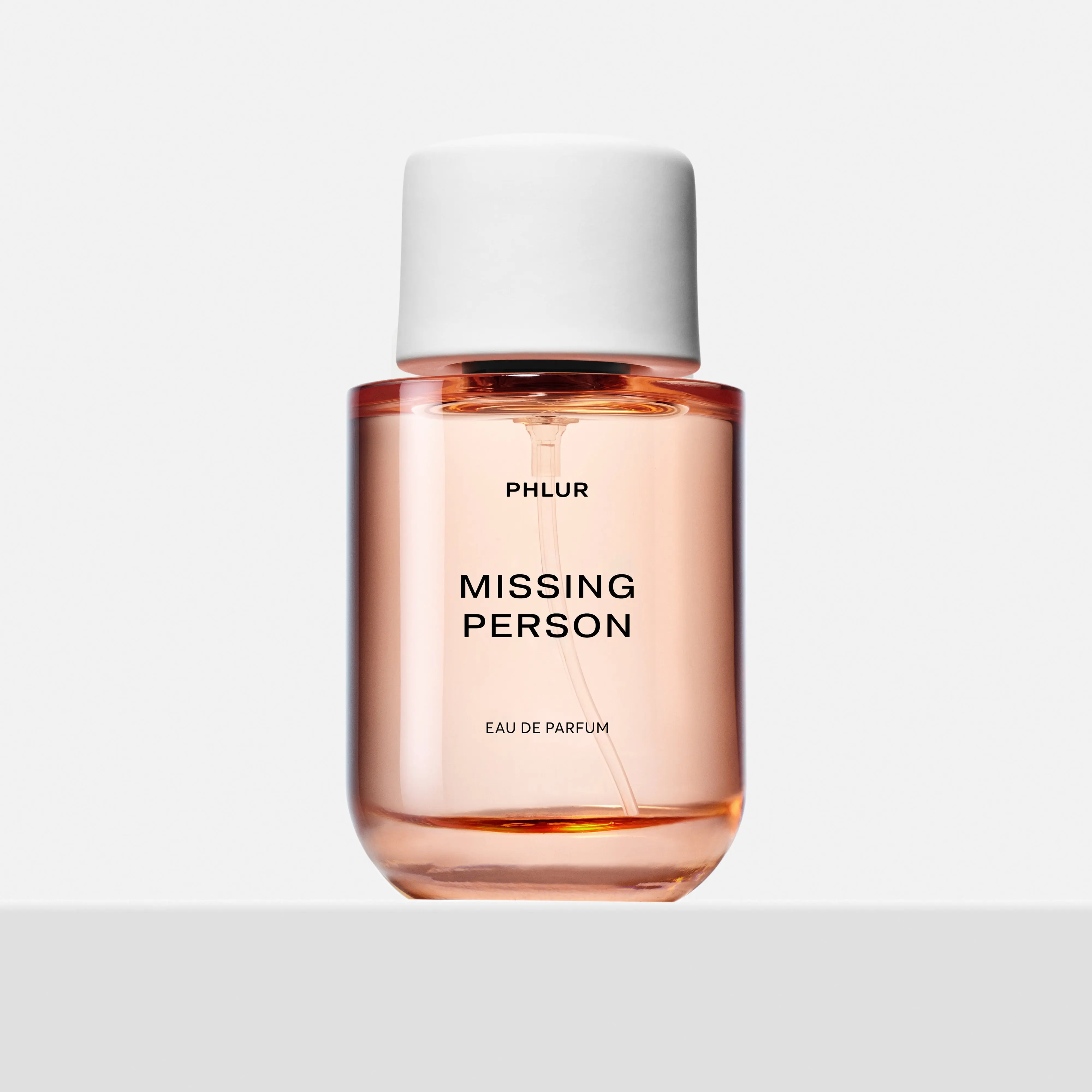 PHLUR Missing Person Eau de Parfum - Jumbo Size Skin Musk Perfume with White Musk, Jasmine, Orange Blossom & Sandalwood (100mL)
