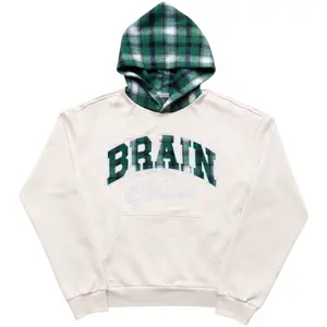BW Flannel Hoodie