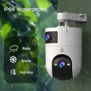 5G/2.4G WiFi Security Camera, Fast Setup，8MP Dual-Lens CCTV Camera | Stormproof IP66, Auto Tracking, 5G WiFi | 2-Way Talk, Smart Alerts, Night Vision  | SD/Cloud Storage | Shop & Home Security