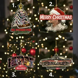 Acrylic Ornament Christmas Gift, Ornament Christmas, Christmas Tree Decor