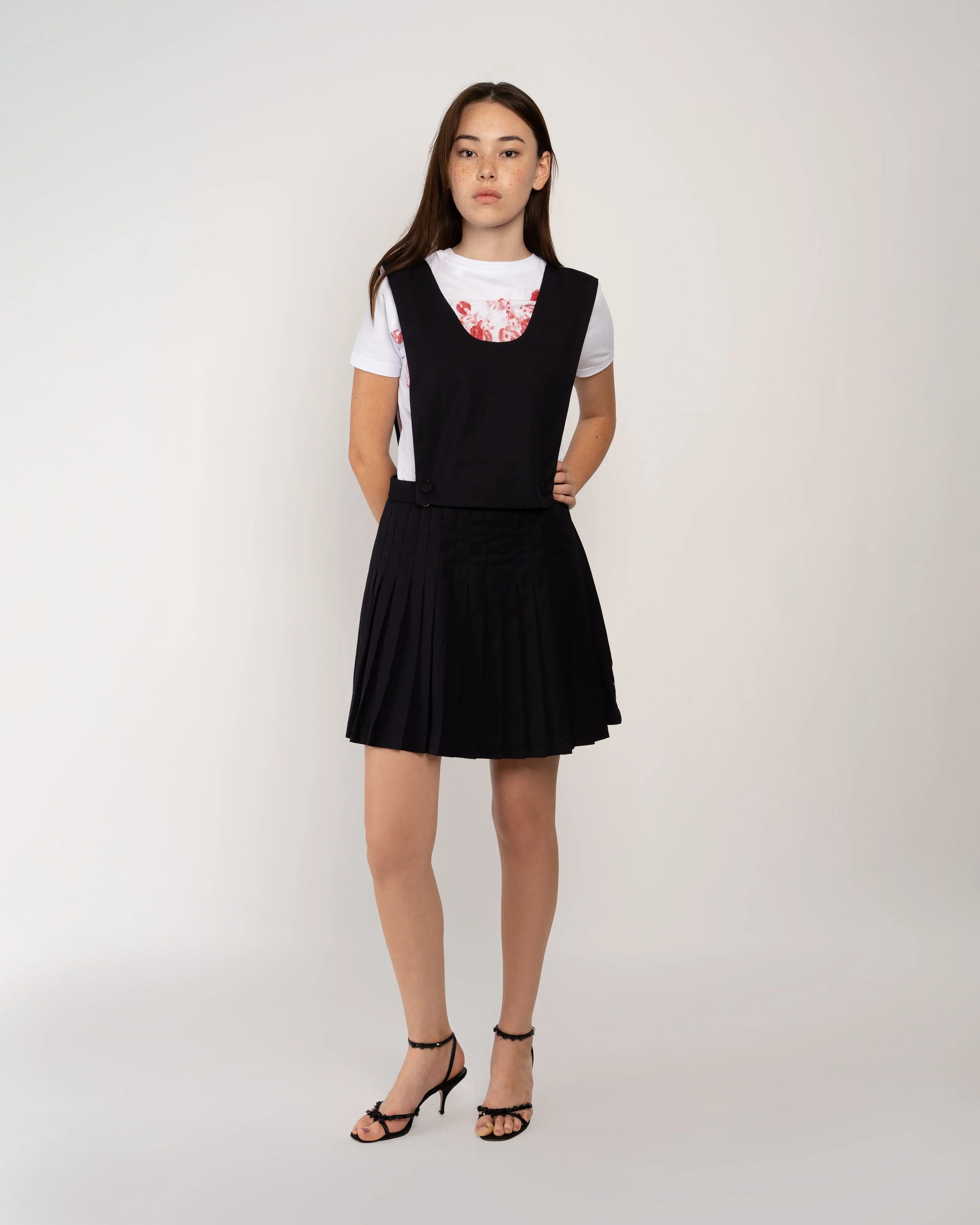 Pleated Pinafore