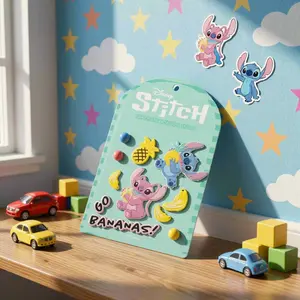 Miniso Disney Stitch Series Hole-Patterned Doll Accessories, Exquisite Toys & Hobbies Decorations, Ideal Gift Option