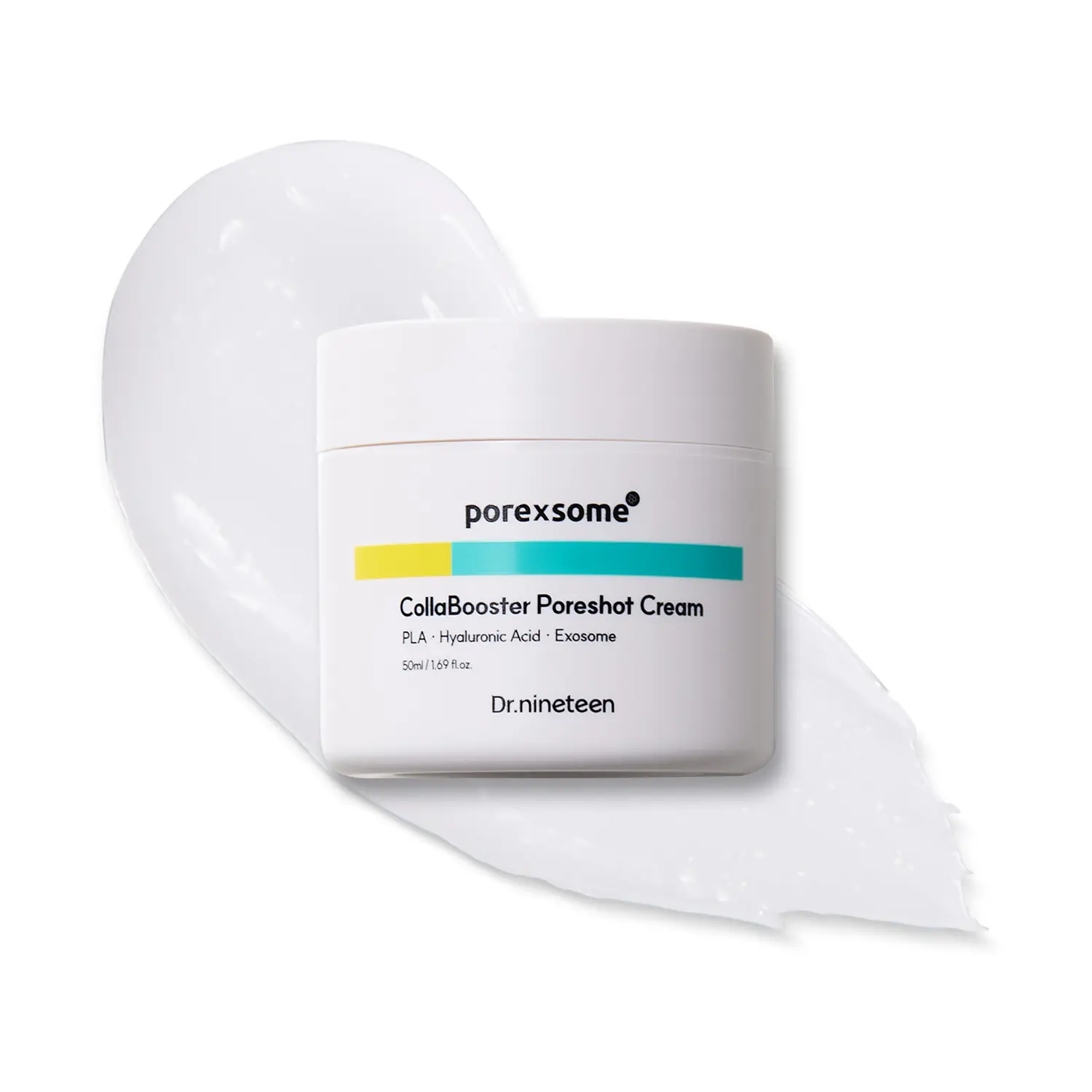 Dr.nineteen CollaBooster Poreshot CreamㅣPoly Lactic Acid(PLA) + 12 Hyaluronic Acid(HA) + CeramidesㅣFace Moisturizer for Pore Tightening & FirmingㅣKorean Skin Care (1.69 fl.oz.)