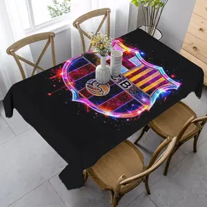 1 piece Visca B-arcelona fc Table Cover Country Printed Table Cover Universal Fit for Valentine'S Day Graduation Perfect Elegant Gift Party Decoration Supplies 35in*55in Size