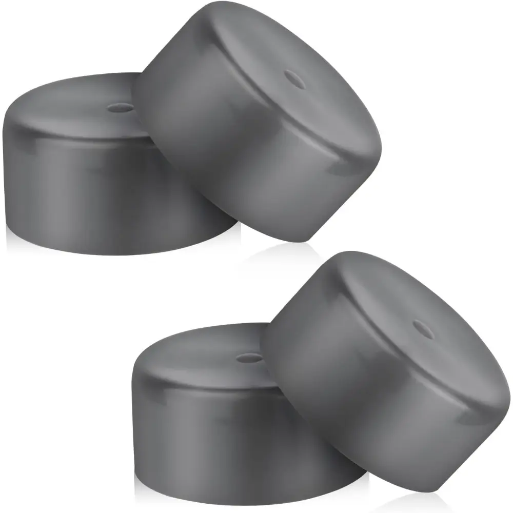 Bearing Caps, 4 Pack 1.98 Inch Grey Rubber Dust Trailer Wheel Hub Grease Cap Rubber Dust Cover Caps For Boat Trailer Wheel