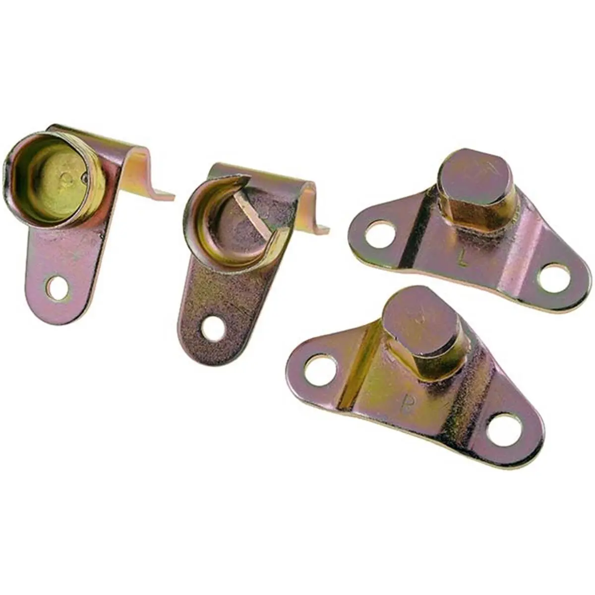 Dorman 38642 Anti-Rust Metal Body Steel Core Tailgate Hinges - Compatible with 1999-2006 Vehicles, Anti-Rust Hinges, Metal Body Hinges