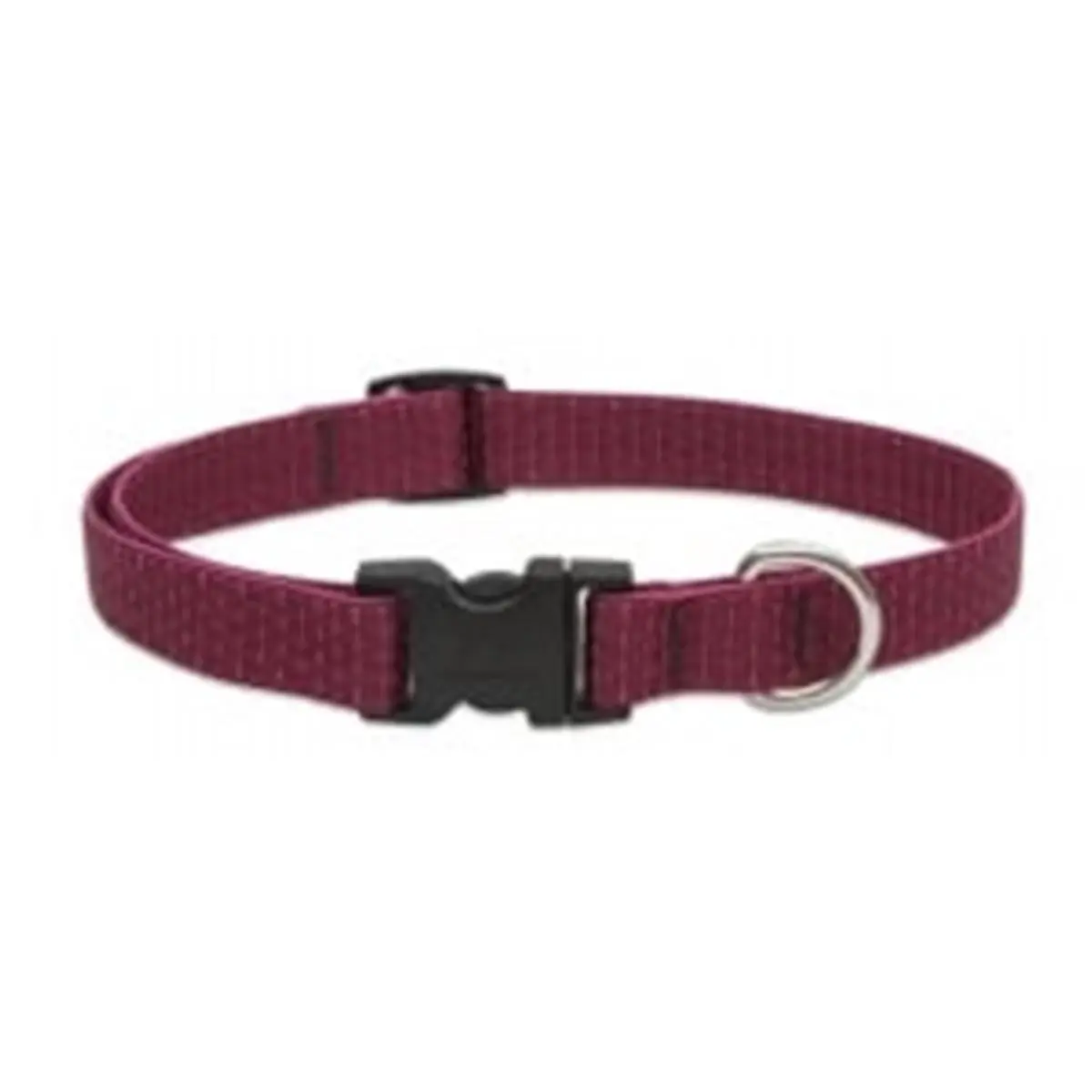Dog Collar, 3/4 in. Berry Design, 13-22 in. Adjustable, Beautifully Stitched, Highest Quality Hardware, Made from Recycled Plastic Bottles