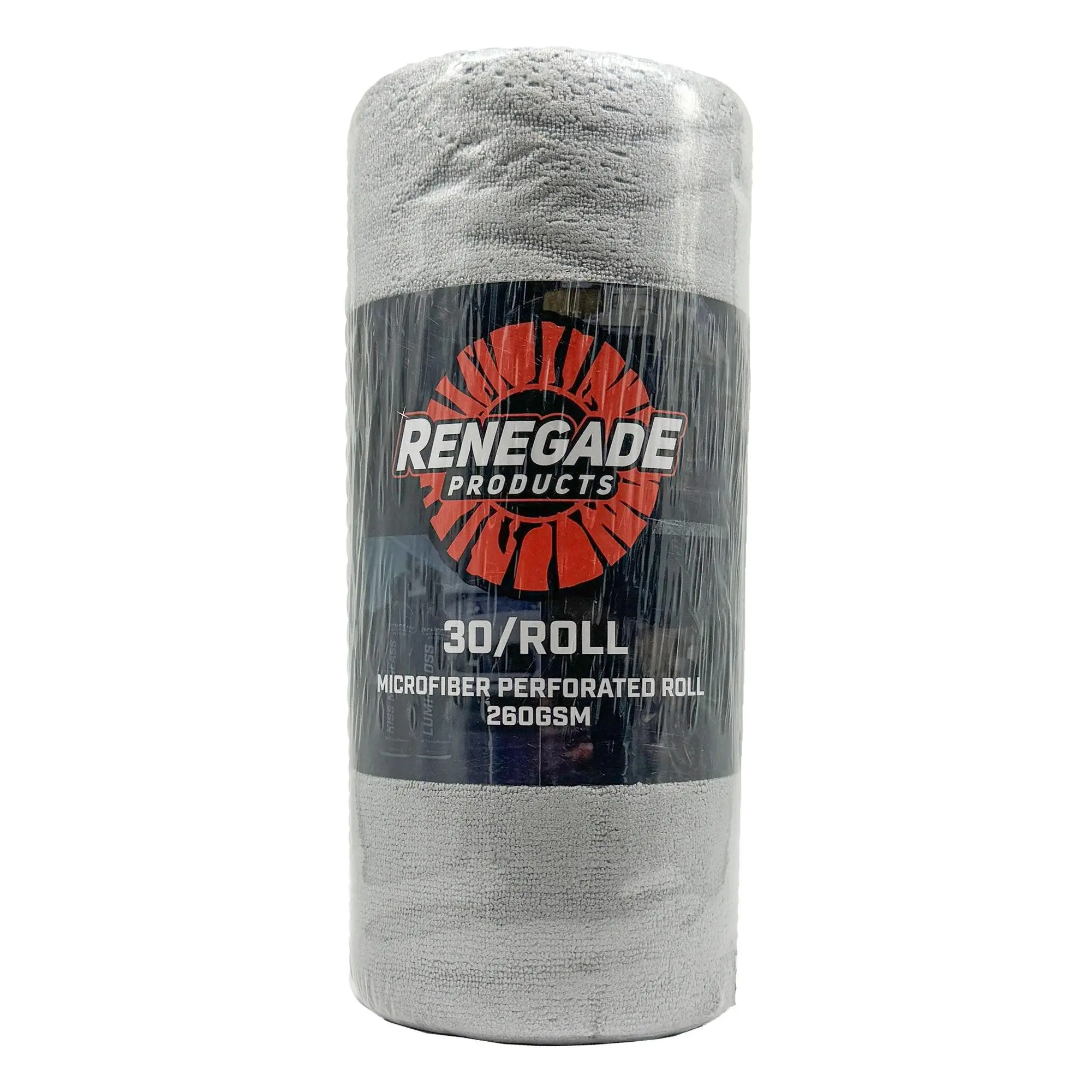 Renegade Products Roll of (30) Premium Microfiber Towels – 12"x12" 260GSM Shop Towels for Cleaning, Coating & Detailing Renegade Products Roll of (30) Premium Microfiber Towels – 12"x12" 260GSM Shop Towels for Cleaning, Coating & Detailing