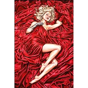 Immortal X-Men Issue 4 Mark Brooks Exclusive Virgin Red Variant Poster Print, Released 07/13/2022