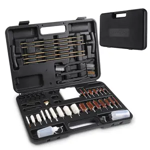 #SpringGlowUp Swiss+Tech Universal Gun Cleaning Kit, Metal Brushes Gun Cleaning Tool Set for Pistols Hunting Handgun Shot Guns Rifle with Travel Size Portable Case