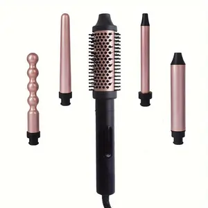 5 in 1 Hair Curler, 1 Box Multifunctional Automatic Hair Curler, Hair Styling Tool for Home & Salon Use