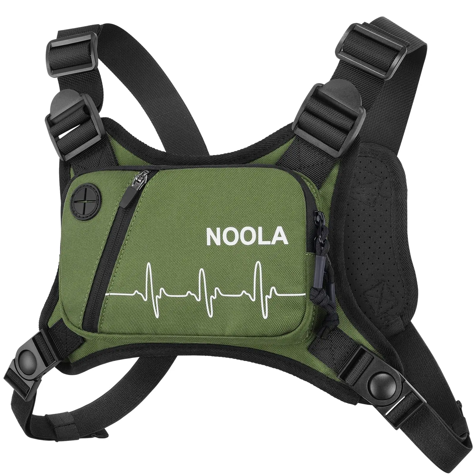 【Clearance Sale】NOOLA Active Running Chest Pack - Unisex Outdoor Sports Accessory with Reflective Back, Jogging Equipment for Runners, Trail Running