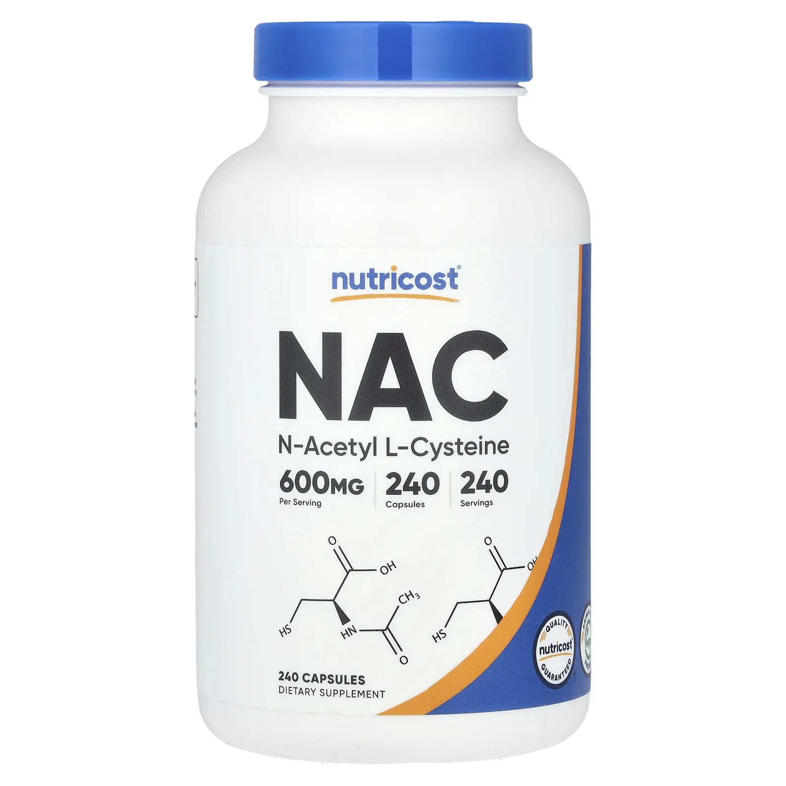 Nutricost NAC, 600 mg, 240 Capsules