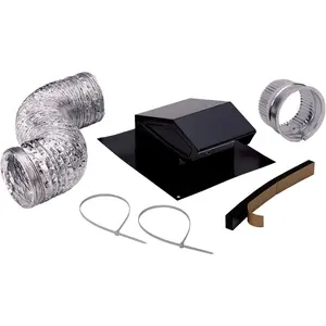RVK1A Roof Vent Kit, Black