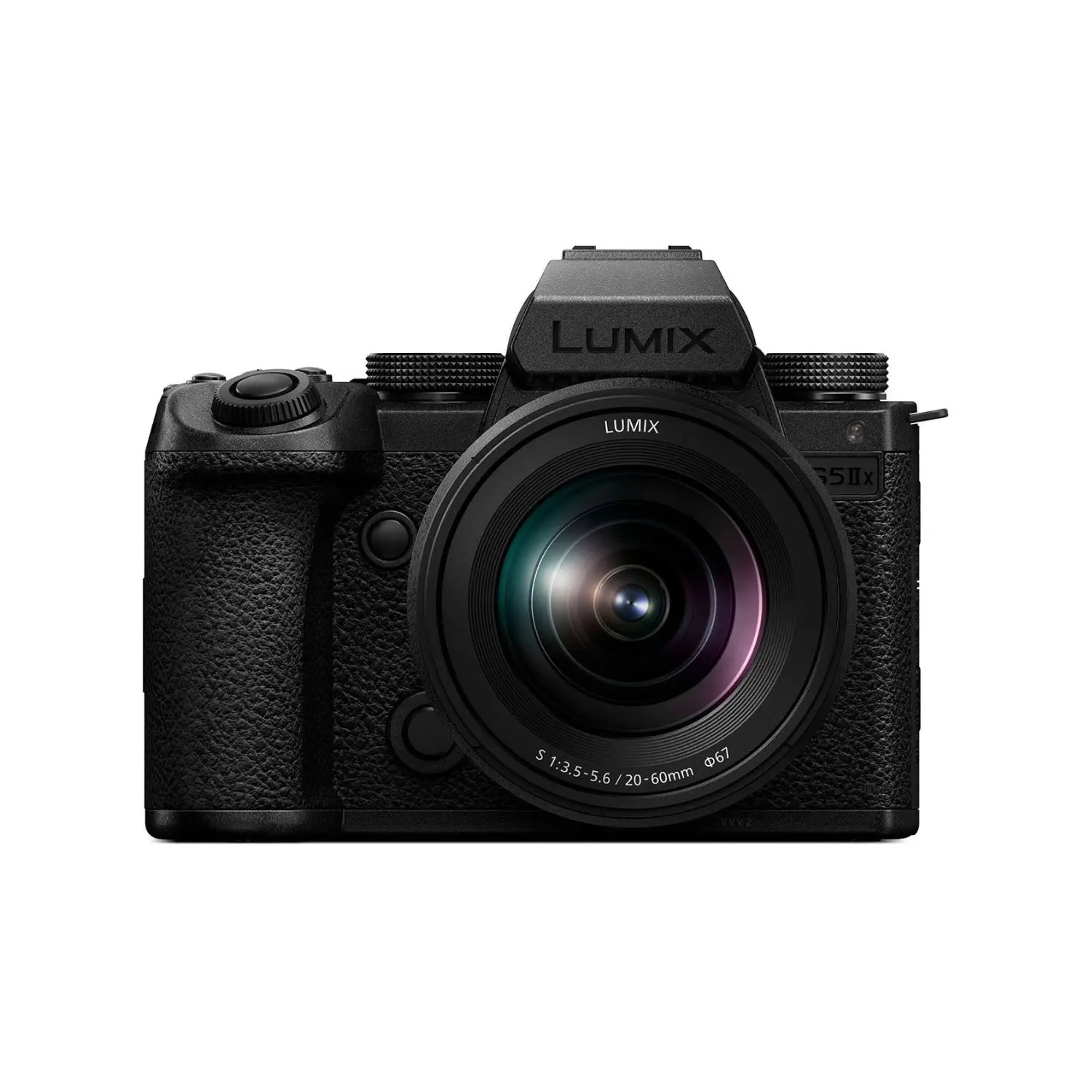 Panasonic Lumix S5 IIX Compact 24.2MP Full-Frame Mirrorless Camera with 20-60mm Lens and Hybrid Phase Detection AF