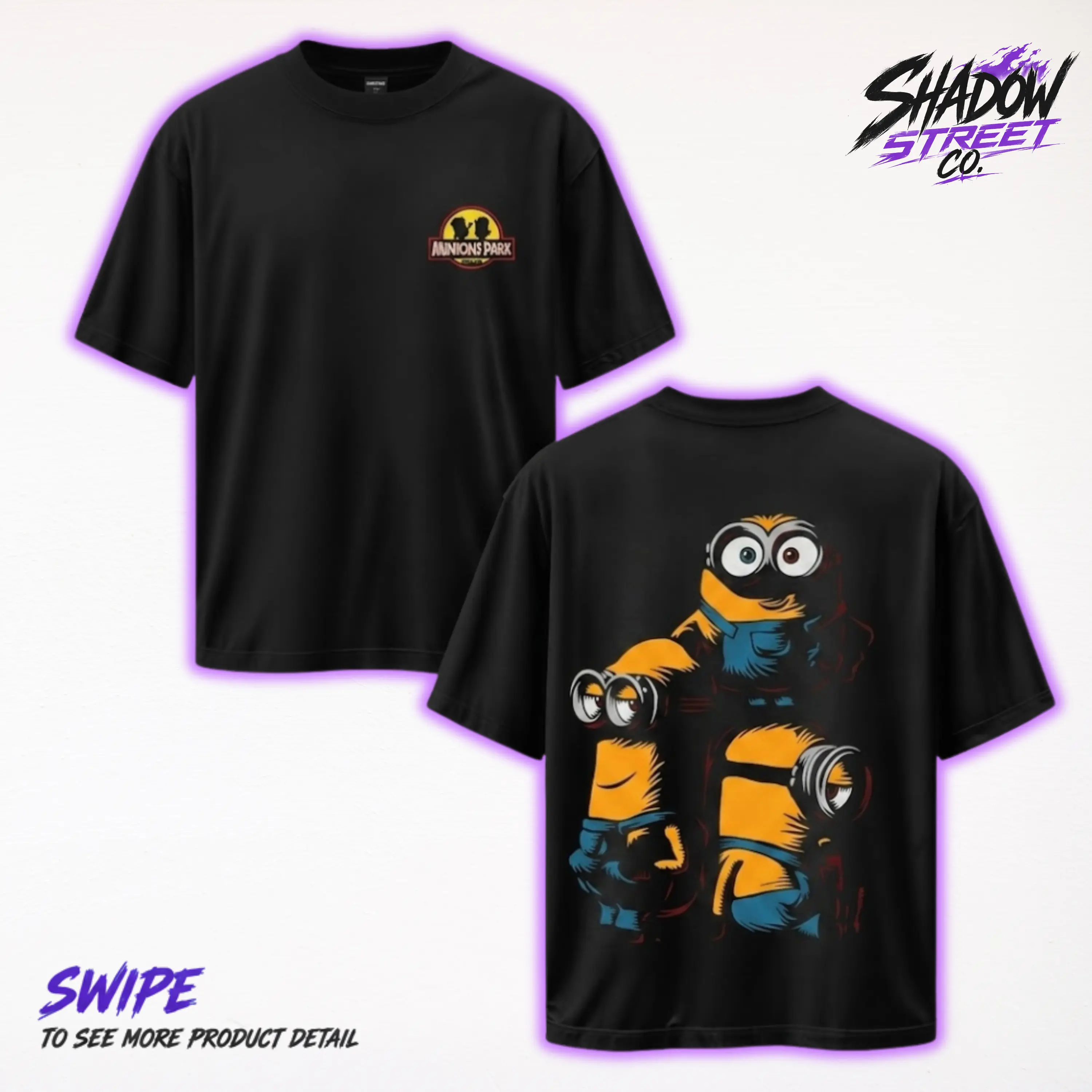 Minions & Monsters 2026 Movie T-Shirt, Hollywood Animated Banana Squad Vintage Unisex Graphic Tee - Top Trendy Y2K Classic Streetwear Gift For Fan