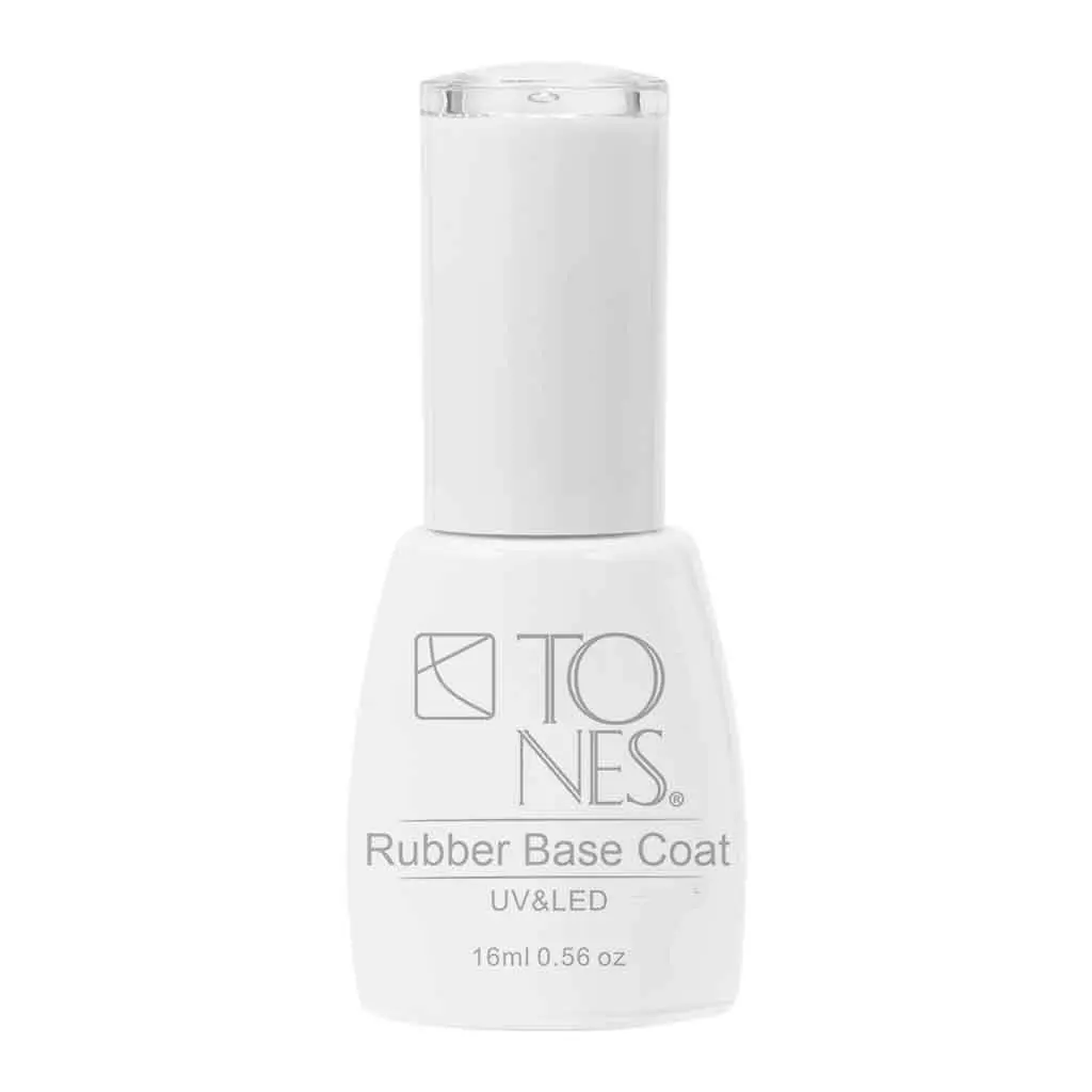 Rubber Gel Polish Base Coat – 16.56 mL (0.56 fl oz) | Long-Lasting, Flexible, Strong Nail Foundation
