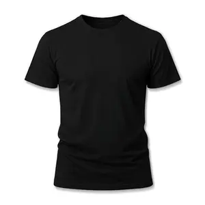 Men’s 100% Cotton T-Shirt, Crew Neck Solid Basic Tee,  180 GSM Soft Durable Shirt,Breathable Fabric Menswear Top Classic White Black Tshirt, S–3XL