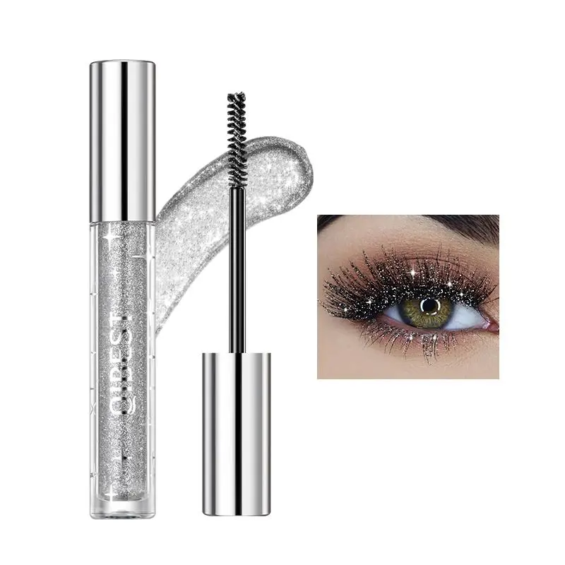 Mixed Color Glitter Beauty Enhancing Mascara Stick(3pcs/set), Long Lasting Quick Drying Water Proof Eyelash Extensions Volume Building Volumizing Mascara, Professional Eye Enhancement Makeup Products