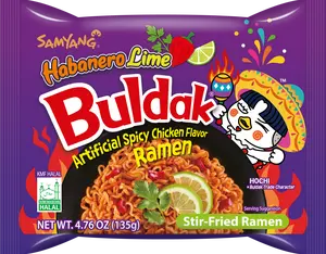 SAMYANG BULDAK HABANERO LIME RAMEN 5-pack