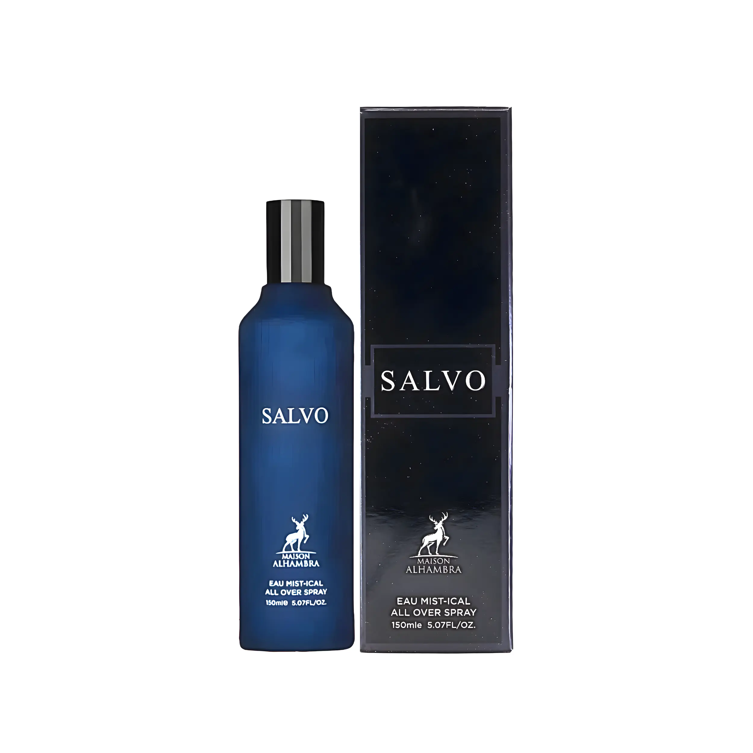 MAISON ALHAMBRA Salvo All Over Spray - Luxurious Signature Scent Hair Body Perfume Mist for Adults, Aromatic Bergamot & Cedarwood Notes, Long-Lasting 150ml Single Bottle Eau, Long Lasting Eau, Luxurious Perfume, Bergamot Blend, Alcohol-Free, Smelling Good