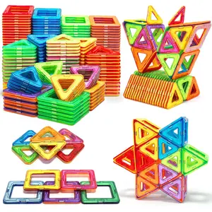Colorful Magnetic Building Blocks, Creative Magnetic Blocks, Educational Magnetic Toys, Various Colors Of Learning, Birthday Gifts, Suitable for Children To Cultivate Coordinated Hands-on Abilities