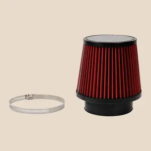 Car Modification Parts Air Filter Mushroom Head Mushroom Head Air Filter 100mm Filter 76mm Turbocharged Airflow