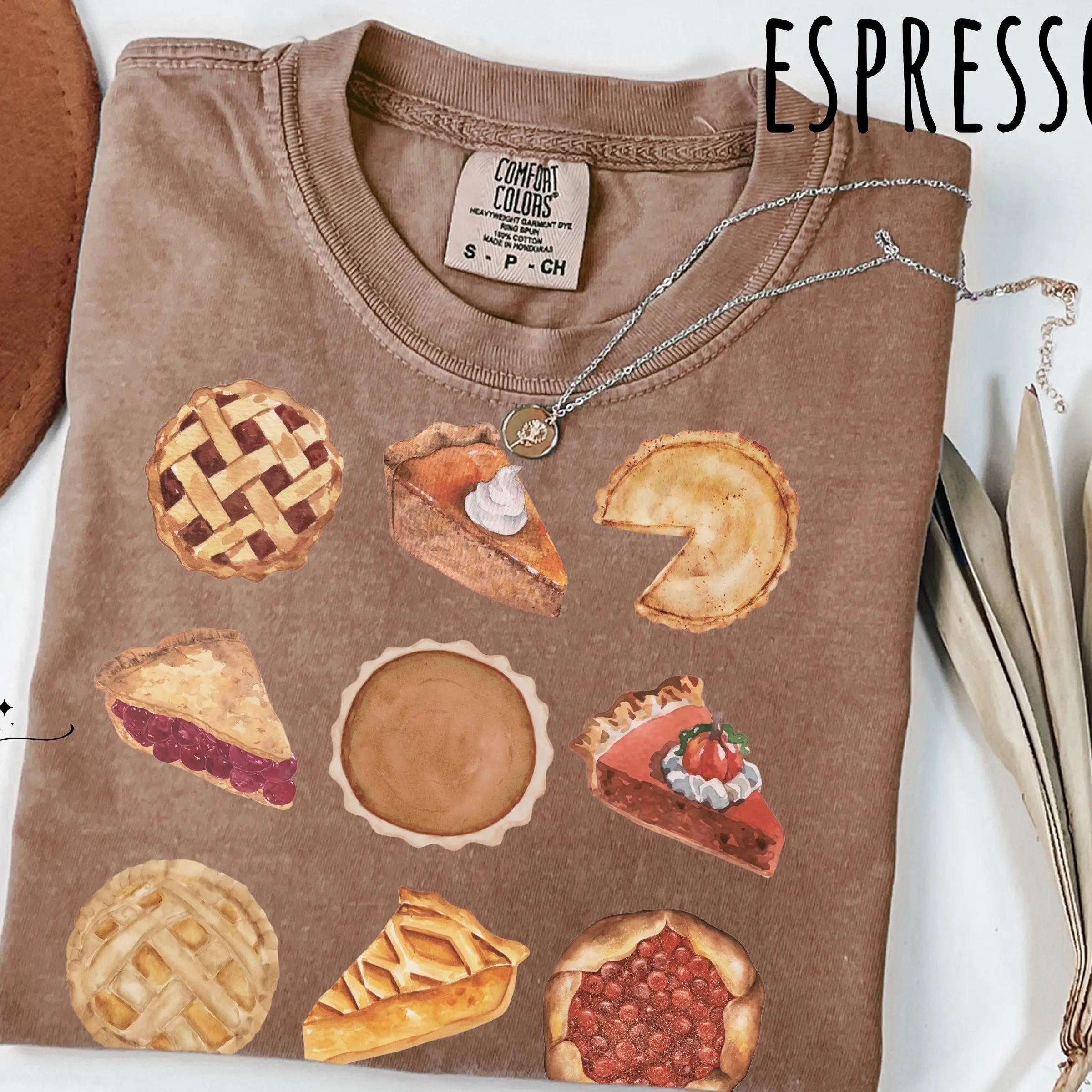 Comfort Colors Pumpkin Pie Shirt,Fall Shirt,Thanksgiving Gift,Thanksgiving Shirt,Thanksgiving tshirt for Women,Fall Apparel,Fall T-shirt